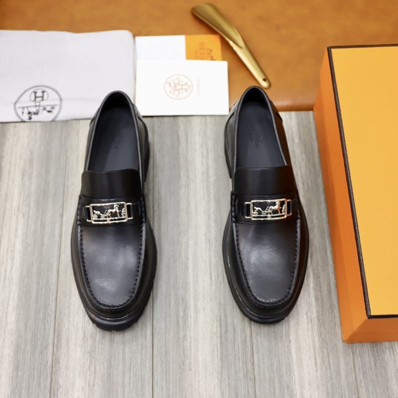 H**mes leather shoes